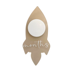 Rocketship Milestone Plaque