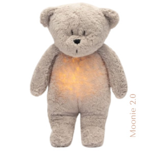 Mineral Grey Organic Moonie Bear Sleep Aid