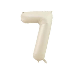 Alia Aulia: Seven Cream Number Balloon