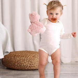 Products: Elfwear Merino Long Sleeve Body Suit - Clothing - Babies Nz