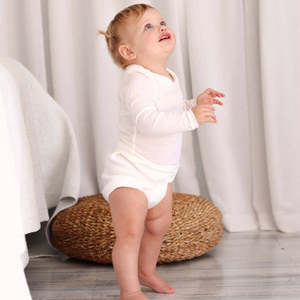 Products: Elfwear Merino Long Sleeve Vest - Baby Clothing - Babies Nz