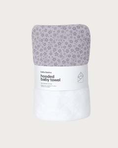 Care And Feed: Terry Hooded Baby Towel - Ditsy Floral