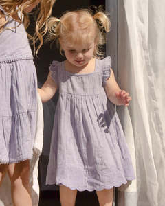 Organic Muslin Clothing: Muslin Charlotte Dress Sleeveless