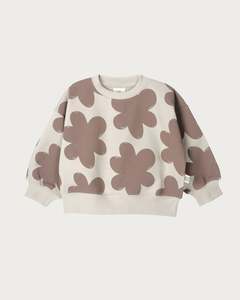 Outerwear: Sweatshirt - Mocha Floral