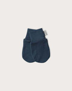 Merino Mittens - Denim