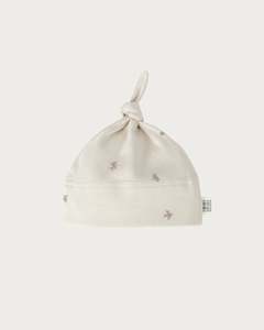 Knotted Beanie - Walnut Star