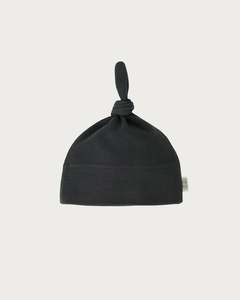 Knotted Beanie - Charcoal