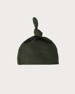 Siblings Knotted Beanie: Knotted Beanie - Moss