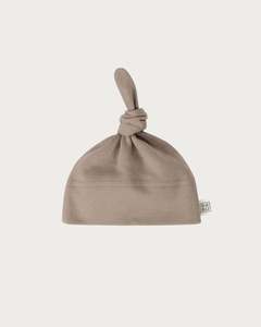 Siblings Knotted Beanie: Knotted Beanie - Walnut