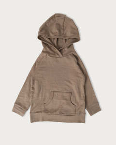 Merino Hoodie - Walnut