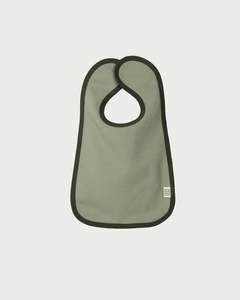 Cotton Bib - Sage Contrast