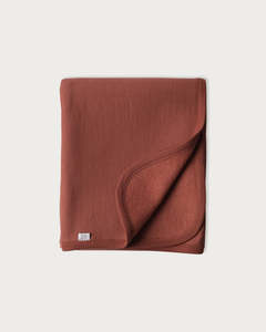 Fleece Merino Blanket - Copper