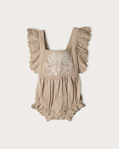 Muslin Evelyn Bodysuit - Oat