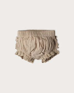 Organic Muslin Clothing: Muslin Evelyn Bloomers - Oat