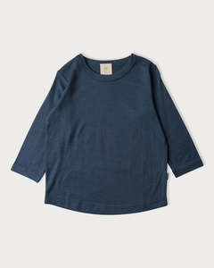 Merino Long Sleeve Top - Denim
