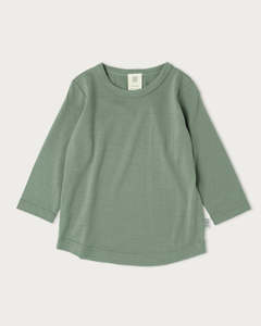 Merino Long Sleeve Top - Sage
