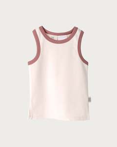Cotton Singlet - Petal Contrast