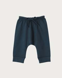 Toddler 1 2y: Cotton Drop Crotch Pants - Denim