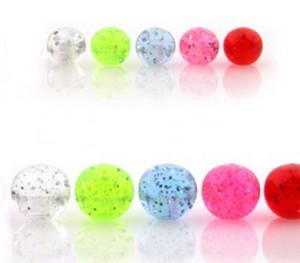 Products: Acrylic Glitter Belly Bar