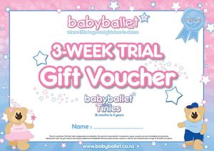 Products: babyballet® 3-week trial gift coupon