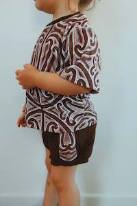 Terry Chocolate Two Piece Set