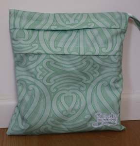 Double zipped bag (Green)