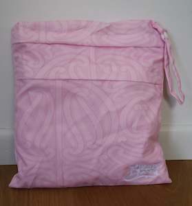 Double zipped bag (Pink)