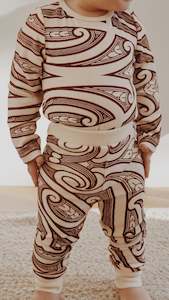 Chocolate Brown ribbed set