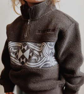 Sherpa Quarter Zip - Stone