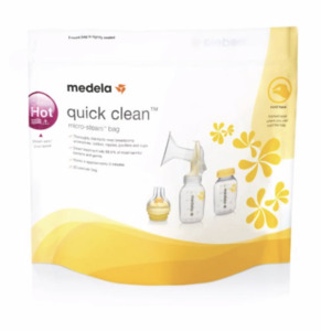 Products: Medela Quick Clean Micro-Steam Sterilization Bags - Baby Bliss
