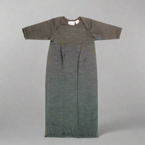 Merino Nightgowns: Merino Baby Nightgown - Charcoal Grey