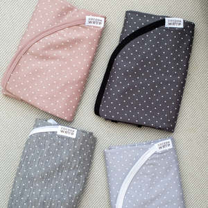 Merino Fitted Wrap: Merino Fitted Wrap Limited Edition Polka Dots