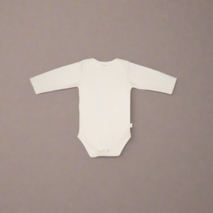 All: Merino Long-Sleeve Bodysuit - Cream