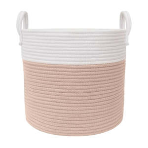 Furniture: Living Textiles Cotton Rope Hamper - Clearance