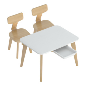 Furniture: Boori Kids Tidy Table & Chairs