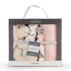 Little Linen Boxed Gift Set Harvest Bunny