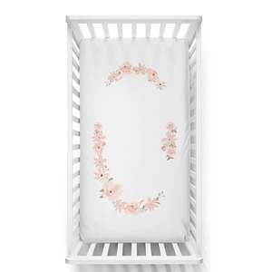 Sheets: Lolli Living Floral Bouquet Cot Fitted Sheet