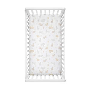 Sheets: Lolli Living Bosco Bear Cot Fitted Sheet