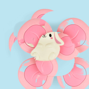 Tiger Tribe Sensory Spinner - Bunny