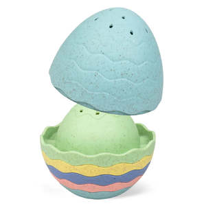 Bath Toys: Tiger Tribe Stack & Pour - Bath Egg - ECO