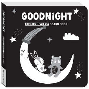 Hinkler High Contrast Board Books Babys First Learning Library