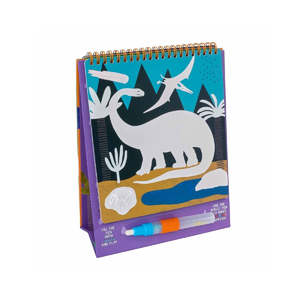 Gifts: Floss & Rock Dinosaur - Magic Colour Changing Watercard Easel and Pen