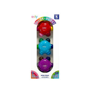 Ooly Colour Burst Grip Crayon