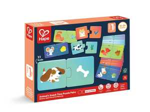 Hape Duo Logic Puzzle Animals & Foods
