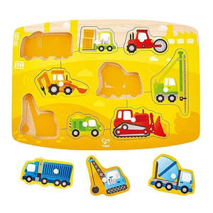 Puzzles: Hape Construction Peg Puzzle