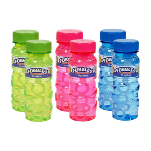 Outdoor Toys: Fubbles Bubbles - 6 Pack