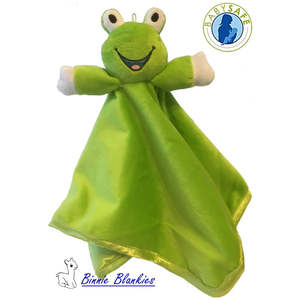 Blankies: Binnie Baby Freddy Frog Blankie
