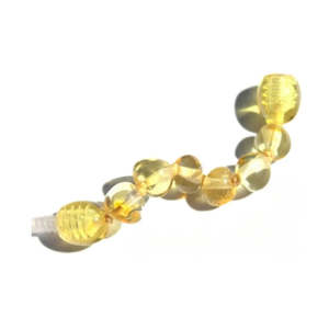 Binnie Baby Baltic Amber Beads Extension - Lemon