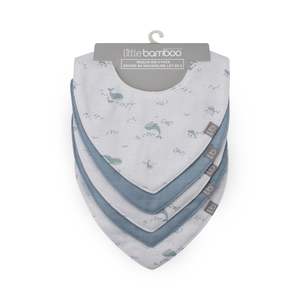 Bibs: Little Bamboo Muslin Bib 5 pk