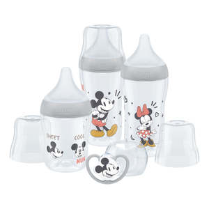 Bottles Teats Sterilisers: NUK Perfect Match Mickey Mouse Starter Set